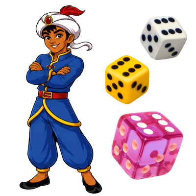 Dados de 6 faces