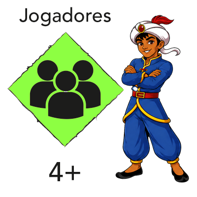 Grupos 4 jogadores ou +