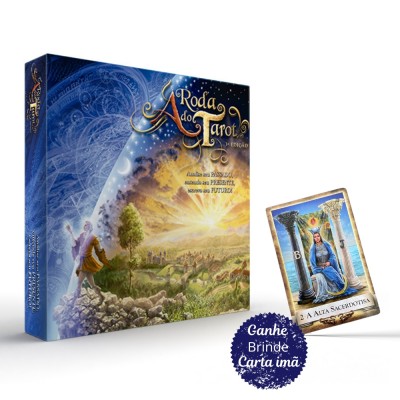 A RODA DO TAROT - 3ª EDIÇÃO + BRINDE (CARTA IMÃ - ALTA SACERDOTISA)