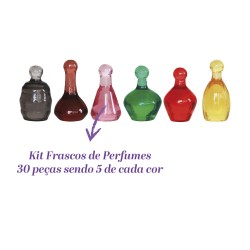 GRASSE - KIT FRASCOS DE PERFUMES (RESINA)
