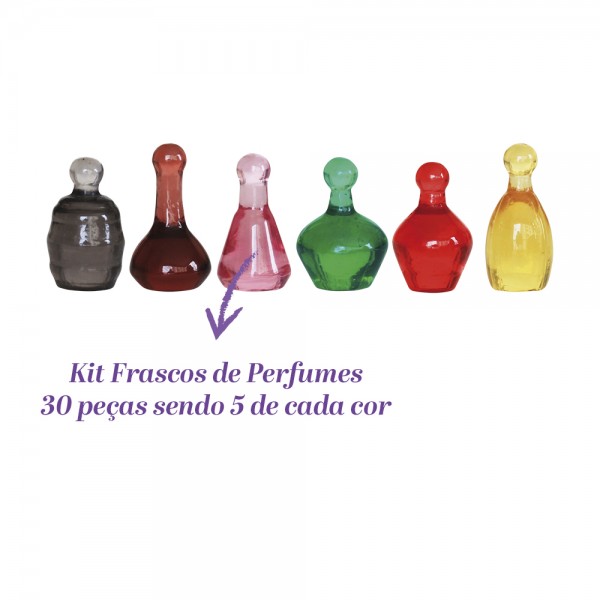 GRASSE - KIT FRASCOS DE PERFUMES (RESINA)