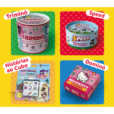 KIT JOGOS HELLO KITTY AND FRIENDS 
