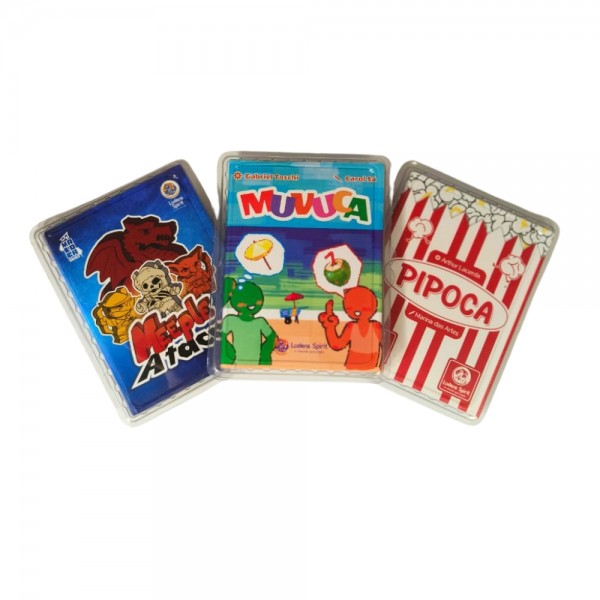 COMBO SLIM - MUVUCA, PIPOCA E MEEPLE ATACA