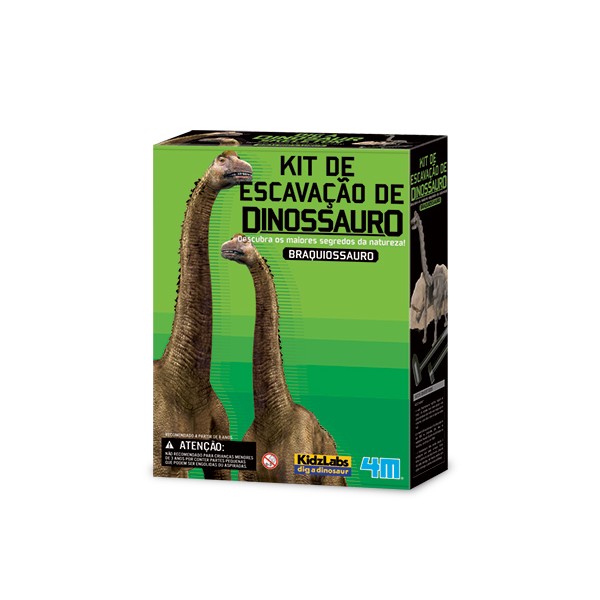 KIT ESCAVAÇÃO DE ESQUELETO BRAQUIOSSAURO