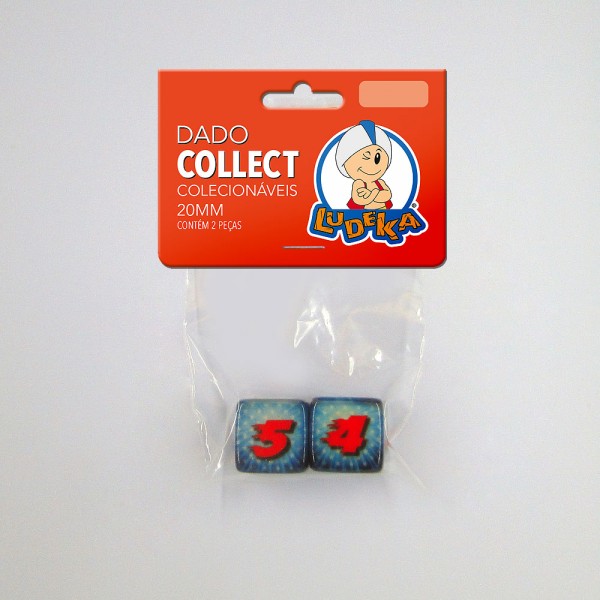 KIT DADOS - 6 LADOS - COLLECT - FROZEN - 20x20x20 mm - C/2 UNIDADES - (SOLAPA)