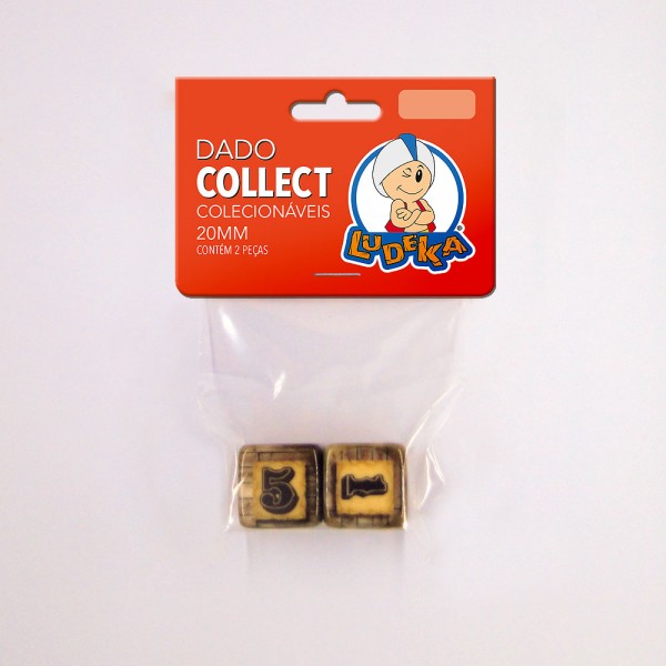 KIT DADOS - 6 LADOS - COLLECT - VELHO OESTE - 20x20x20 mm - C/2 UNIDADES - (SOLAPA)