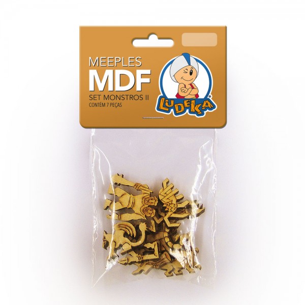 KIT MEEPLES - MDF - SET MONSTROS II - C/7 UNIDADES