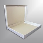 CAIXA BRANCA - Micro Ondulado - 36x30,5x3,5 cm