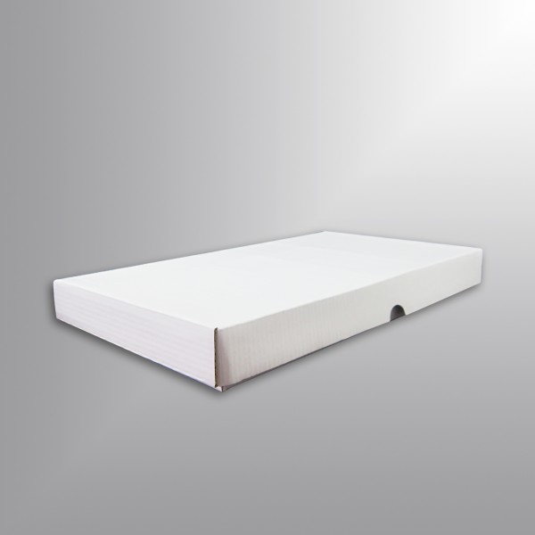 CAIXA BRANCA - Micro Ondulado - 32,5x18,5x3,5 cm