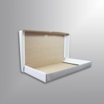 CAIXA BRANCA - Micro Ondulado - 32,5x18,5x3,5 cm