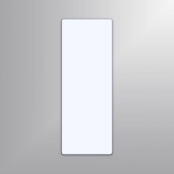 TABULEIRO BRANCO - MINI - RETANGULAR 20x7 cm