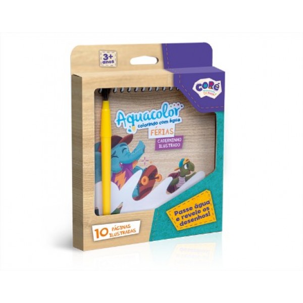 AQUACOLOR - CADERNO ILUSTRADO (FERIAS)