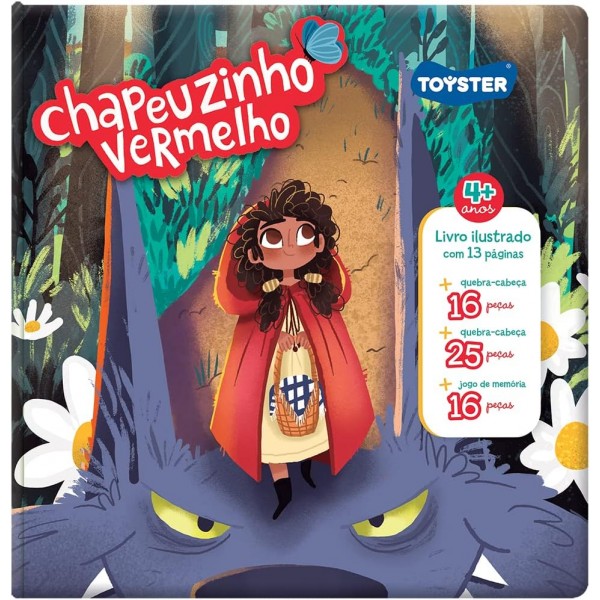 Livro Brinquedo Chapeuzinho Vermelho 