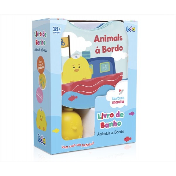 LIVRO DE BANHO - ANIMAIS A BORDO 