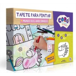 TAPETE PARA PINTAR UNICORNIO 