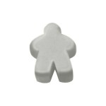 MEEPLE HOMENZINHO RESINA BRANCO 14x17x9 mm