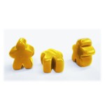 MEEPLE HOMENZINHO RESINA AMARELO 14x17x9 mm