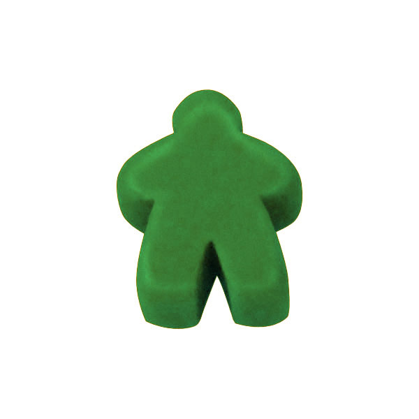 MEEPLE HOMENZINHO RESINA VERDE 14x17x9 mm