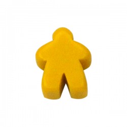 MEEPLE HOMENZINHO RESINA AMARELO 14x17x9 mm