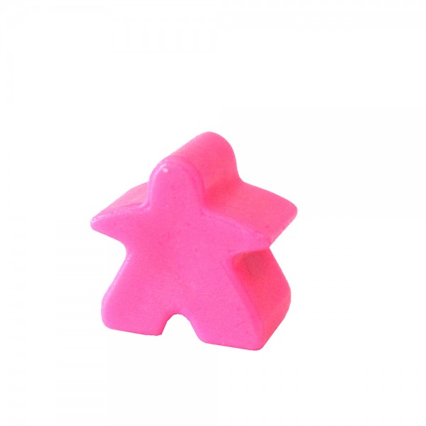 MEEPLE HOMENZINHO PLÁSTICO FECHADO ROSA - 15x15x9 mm