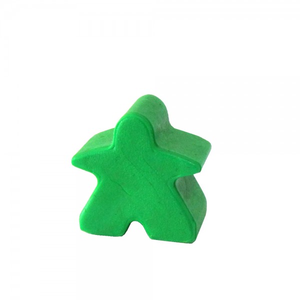 MEEPLE HOMENZINHO PLÁSTICO FECHADO VERDE CLARO - 15x15x9 mm