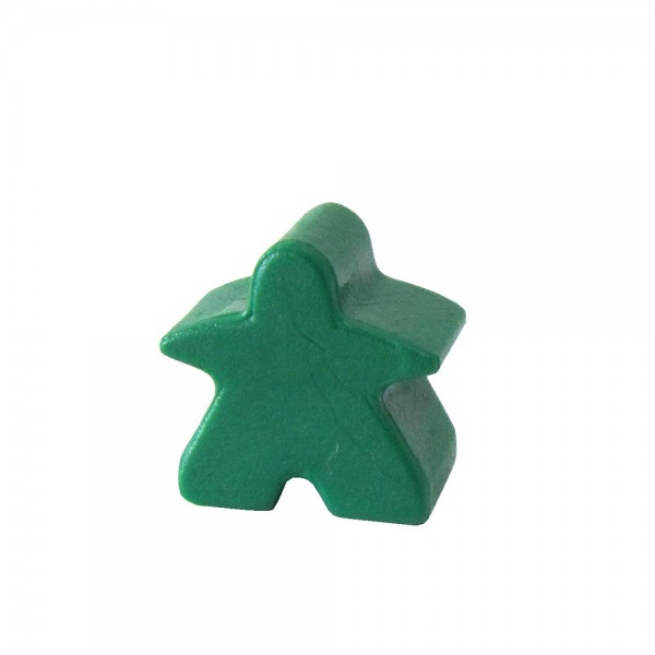 MEEPLE HOMENZINHO PLÁSTICO FECHADO VERDE - 15x15x9 mm