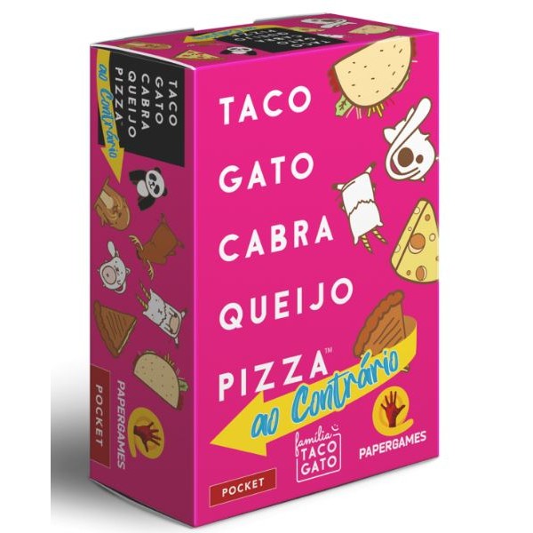 TACO GATO CABRA QUEIJO PIZZA: AO CONTRÁRIO