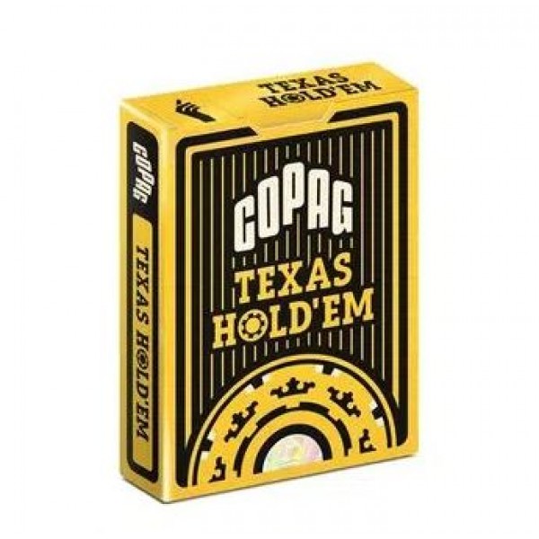 BARALHO DE POKER TEXAS HOLD’EM PRETO