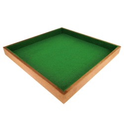 PISTA DE DADOS - QUADRADA E LISA -  25x25x2,8 cm