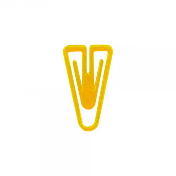 MARCADOR DE PONTO P/ CARTA AMARELO - 25x15x0,1 mm