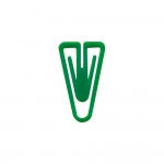 MARCADOR DE PONTO P/ CARTA VERDE - 25x15x0,1 mm