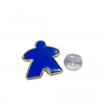 MEEPLE PIN AZUL - 1,5X1,5X3 MM