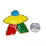 MEEPLE PIN COLORIDO - 2X2X3 MM