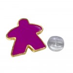 MEEPLE PIN ROXO - 2X2X3 MM