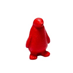 PINGUIM DE METAL - VERMELHO 20X15X8 mm