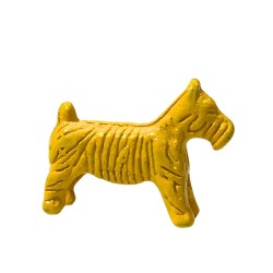 CACHORRO DE METAL - AMARELO 15X10X5 mm