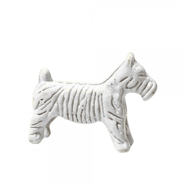CACHORRO DE METAL - BRANCO 15X10X5 mm