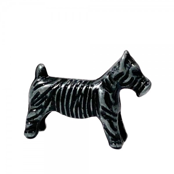 CACHORRO DE METAL - PRATA 15X10X5 mm