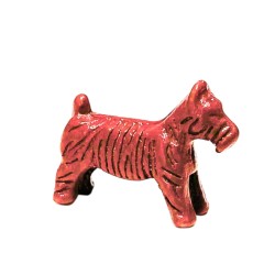 CACHORRO DE METAL - VERMELHO 15X10X5 mm