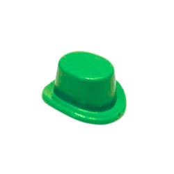 CARTOLA DE METAL VERDE - 19X19X6
