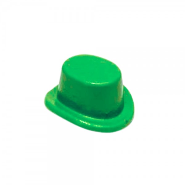 CARTOLA DE METAL VERDE - 19X19X6