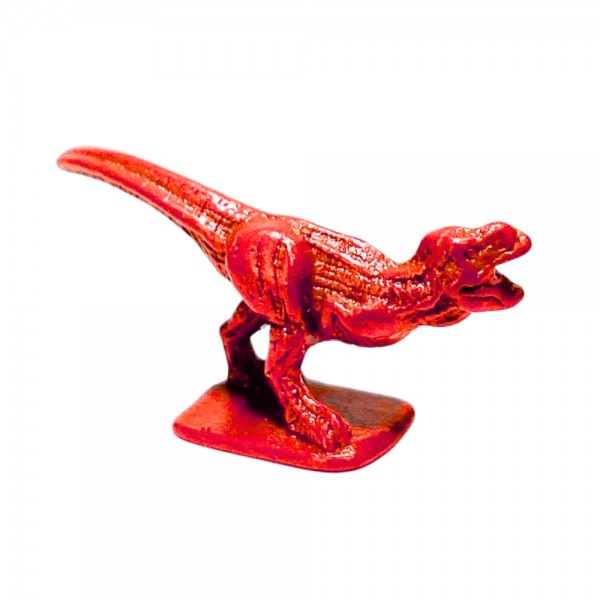 DINOSSAURO DE METAL - VERMELHO 35X20X10mm