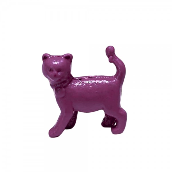GATO DE METAL -  ROXO 15X15X5 mm