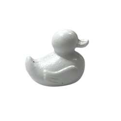 PATO DE METAL - BRANCO 20X18X10 mm