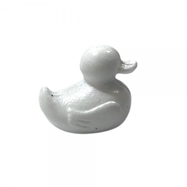 PATO DE METAL - BRANCO 20X18X10 mm