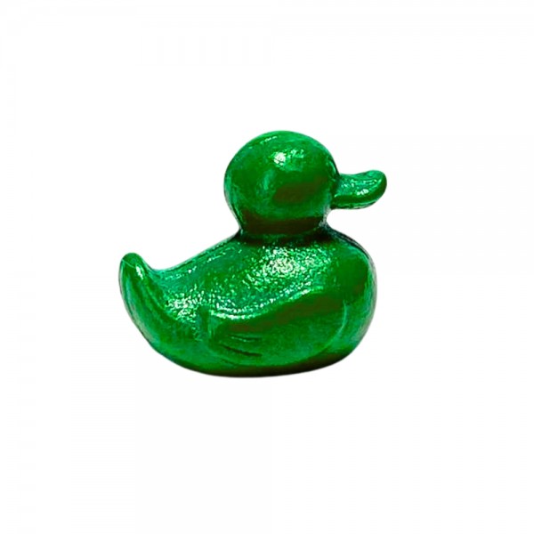 PATO DE METAL - VERDE 20X18X10 mm
