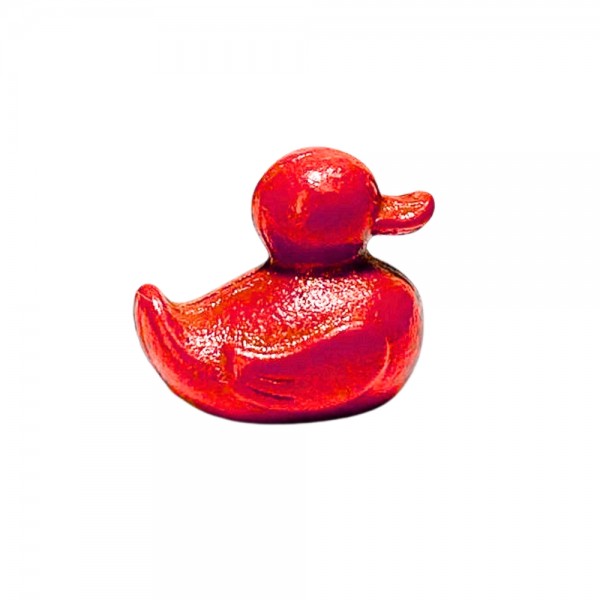 PATO DE METAL - VERMELHO 20X18X10 mm