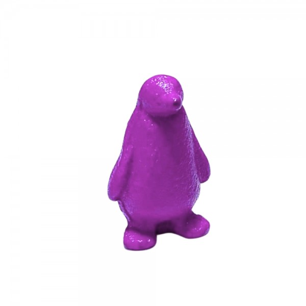 PINGUIM DE METAL - ROXO 20X15X8 mm