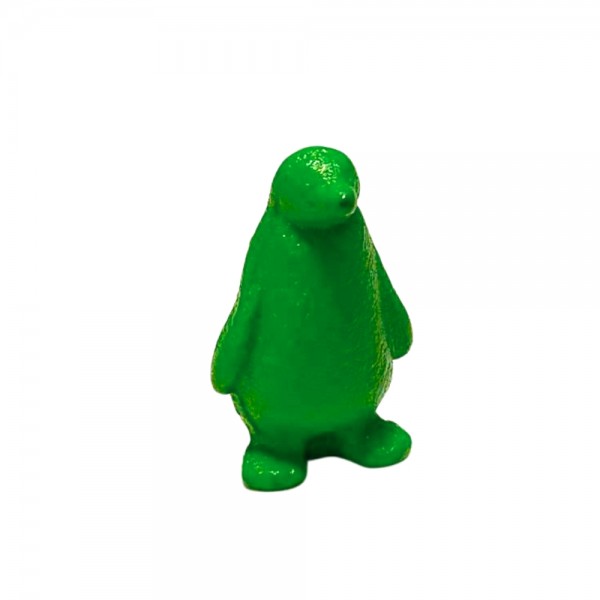 PINGUIM DE METAL - VERDE 20X15X8 mm
