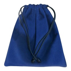 SACO DE FELTRO AZUL - 18x13,5